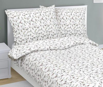 Povlečení krepové Béžová 80/409 140x200, 70x90 cm – fotka 3