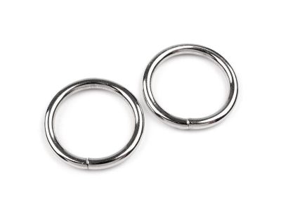 Kroužek Ø25 mm na koženou galanterii 10 kusů{% if product.brand.name %} – Galanterka{% endif %}
