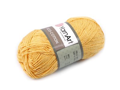 Pletací příze Eco-Cotton 100 g{% if variant.name %} – 3 (764) hořčicová světlá{% endif %}
