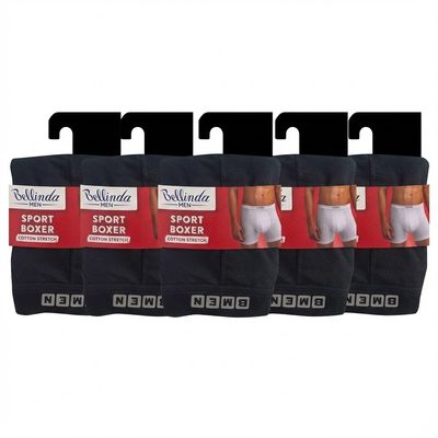 5x Pánské jednobarevné boxerky Sport BU858445{% if product.brand.name %} – Bellinda{% endif %}