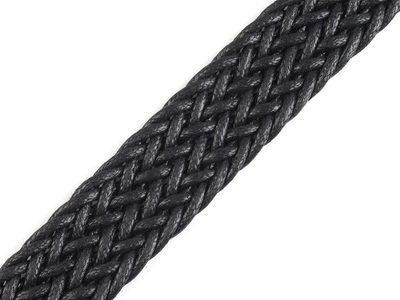 Splétaný popruh šíře 25 mm METRÁŽ{% if variant.name %} – 3 černá{% endif %}