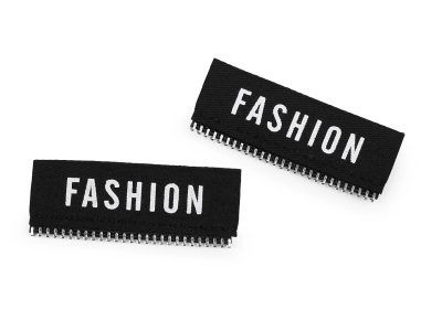 Nášivka / štítek zdobená zipem 10 ks{% if product.brand.name %} – Galanterka{% endif %}
