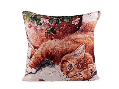 Povlak na polštář ptáček 45x45 cm{% if variant.name %} – 3 červená{% endif %}