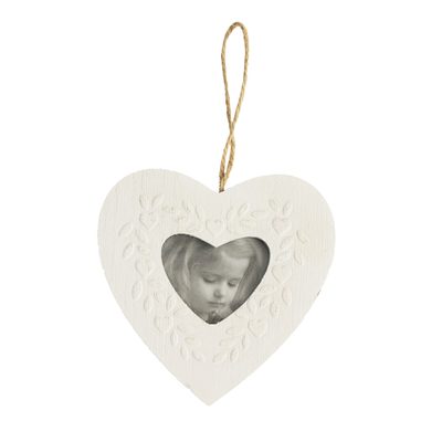 Fotorámeček srdce bílý, 381901-01 - 10 x 1 x 10 cm{% if product.brand.name %} – {% endif %}