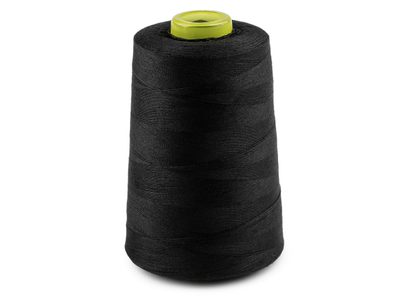 Jason bílé Polyesterové nitě pro overlocky i klasické šití návin 5000 yards PES 40/2{% if variant.name %} – černá{% endif %}