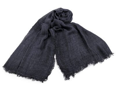 Šátek / šála bavlněná unisex 70x195 cm{% if variant.name %} – 4 modrá tmavá{% endif %}