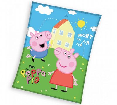 Dětská fleecová deka Prasátko Pepina Já jsem Pepina 150x200 cm{% if product.brand.name %} – TipTrade{% endif %}