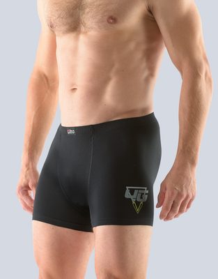 Boxerky s kratší nohavičkou{% if variant.name %} – černá červená - 54/56{% endif %}