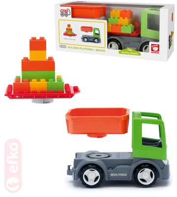 IGRÁČEK MultiGO Auto nákladní set 2 korby + kostky 9ks – fotka 1