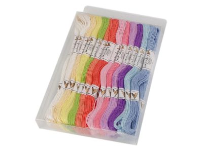 Bavlněná příze vyšívací typ mouline sada 36 kusů/8 m{% if product.brand.name %} – Galanterka{% endif %}