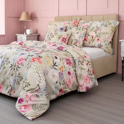 Saténové povlečení LUXURY COLLECTION Botanica elegance{% if variant.name %} – 1x 240/200, 2x 70/90cm{% endif %}