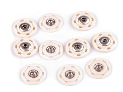 Designové patentky / druky Ø25 mm balení 5 párů{% if variant.name %} – 7 krémová světlá{% endif %}