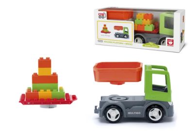 IGRÁČEK MultiGO Auto nákladní set 2 korby + kostky 9ks{% if product.brand.name %} – Efko{% endif %}