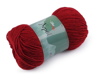 Pletací příze Nepál 100 g{% if variant.name %} – 5 (6019) červená{% endif %}