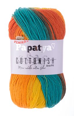 Příze Papatya Cottonish 100 g{% if variant.name %} – 10 multikolor{% endif %}
