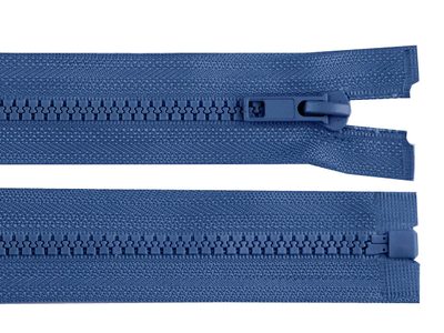 Kostěný zip šíře 5 mm délka 90 cm (bundový){% if variant.name %} – 220 modrá jeans tmavá{% endif %}