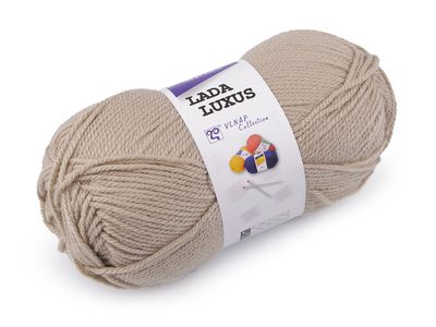 Pletací příze Lada Luxus 100 g{% if variant.name %} – 2 (51220) béžová{% endif %}