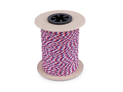 Stáčená šňůra trikolora Ø1,4 mm 100 metrů{% if product.brand.name %} – Galanterka{% endif %}
