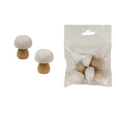 Dekorační hřib, 3 ks D4579-28 - dia 2,3 x 3 cm{% if product.brand.name %} – Morex{% endif %}