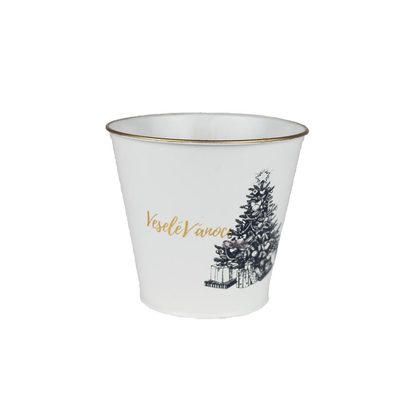 Květináč plechový K2868/1 - dia 11 x 10 cm{% if product.brand.name %} – Morex{% endif %}