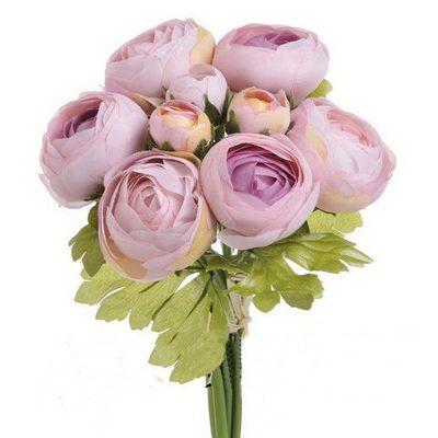 Umělý Ranunculus pryskyřník svazek starorůžová{% if product.brand.name %} – Canea{% endif %}