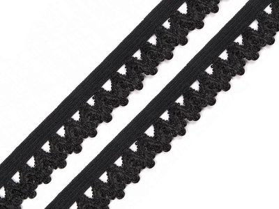 Ozdobná pruženka šíře 18 mm návin 18 metrů{% if variant.name %} – 8 černá{% endif %}