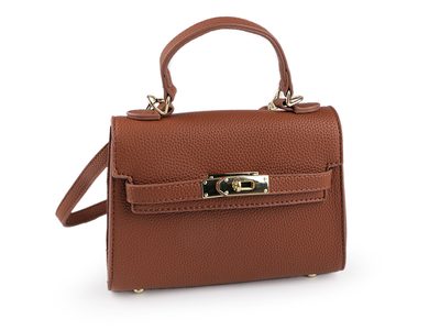 Kabelka se šátkem 21x15,5 cm{% if variant.name %} – 4 hnědá{% endif %}