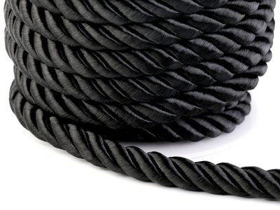 Šňůra kroucená Ø10 mm návin 10 metrů{% if variant.name %} – 3 černá{% endif %}