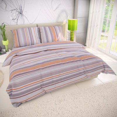 Bavlněné povlečení DELUX VENTA béžová - Kvalitex