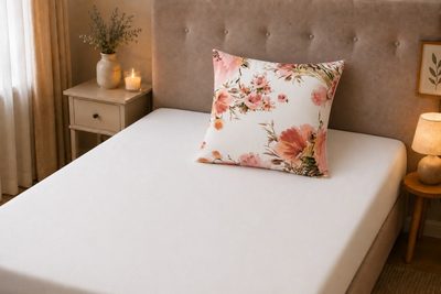 Jersey LUX Bílá /301 - 90x200x40 cm