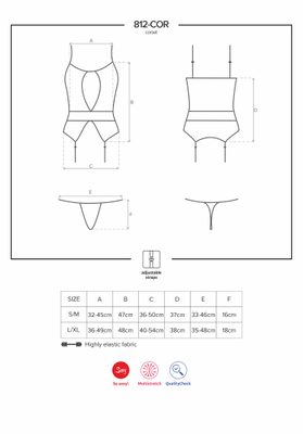Korzet 812-COR corset – fotka 1