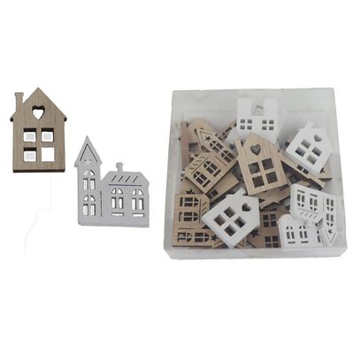 Vánoční kostelík, 24 ks D6421 - 2,4 - 3 x 0,4 x 3,2 - 3,4 cm{% if product.brand.name %} – {% endif %}