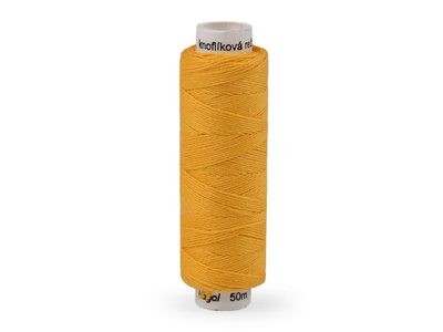 Nitě lněné knoflíkové návin 50 METRŮ{% if variant.name %} – 127 Daffodil{% endif %}