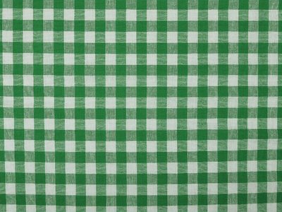 Bavlněná látka / plátno Kanafas větší kostka / káro METRÁŽ{% if variant.name %} – 6 zelená{% endif %}