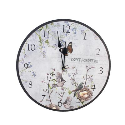 Hodiny pr. 34 cm PTÁČCI 355206 - dia 34 x 4,5 cm{% if product.brand.name %} – Morex{% endif %}