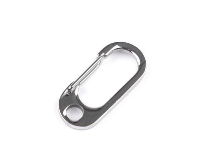 Karabina z nerezové oceli průvlek 6 mm{% if variant.name %} – 2 (19x42 mm) platina{% endif %}
