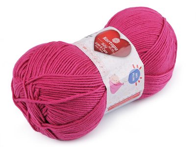Pletací příze Baby Love a Care 100 g{% if variant.name %} – 4 (245) pink{% endif %}