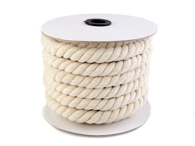 Bavlněná šňůra kroucená Ø18 mm návin 10 metru{% if product.brand.name %} – Galanterka{% endif %}