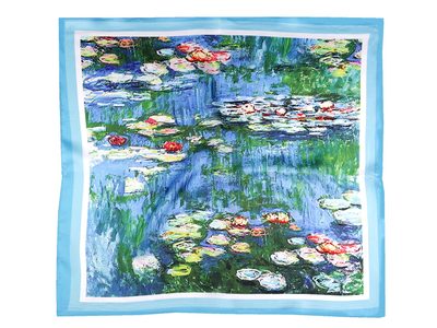 Saténový šátek 50x50 cm{% if variant.name %} – 3 modrozelená{% endif %}