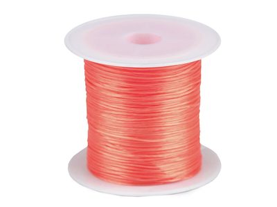 Pruženka / gumička plochá barevná 1 mm{% if variant.name %} – 4 růžová stř.{% endif %}