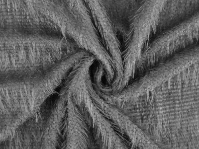 Pletenina s vlasem METRÁŽ šíře 160 cm{% if variant.name %} – 3 šedá{% endif %}