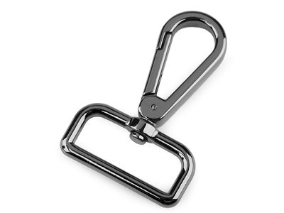 Kovová karabina průvlek 30 mm{% if variant.name %} – 2 nikl černý{% endif %}