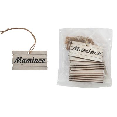 Cedulka k zavěšeníní MAMINCE, 10 ks D7594 - 7 cm{% if product.brand.name %} – Morex{% endif %}