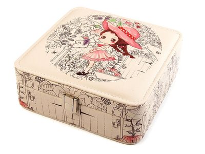 Šperkovnice s obrázkem - 18 cm{% if variant.name %} – 1 růžová sv.{% endif %}