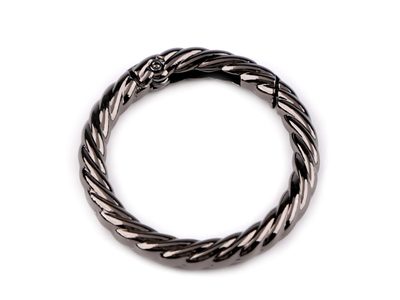 Karabina kulatá ozdobná Ø32 mm{% if variant.name %} – 3 nikl černý{% endif %}