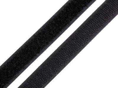 Suchý zip háček + plyš šíře 16 mm balení 25 METRŮ{% if variant.name %} – 2 černá{% endif %}