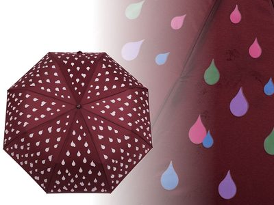Dámský skládací vystřelovací deštník kapky kouzelný{% if product.brand.name %} – Stoklasa{% endif %}