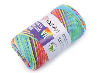 Pletací příze Twisted Macrame 250 g{% if variant.name %} – 4 (919) multikolor{% endif %}