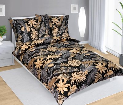Bavlněné povlečení Černá 90/992{% if variant.name %} – 140x220 cm, 70x90 cm{% endif %}