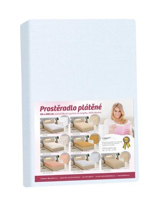 Prostěradlo plátěné Modrá 172/224 90x200 cm{% if product.brand.name %} – Bellatex{% endif %}